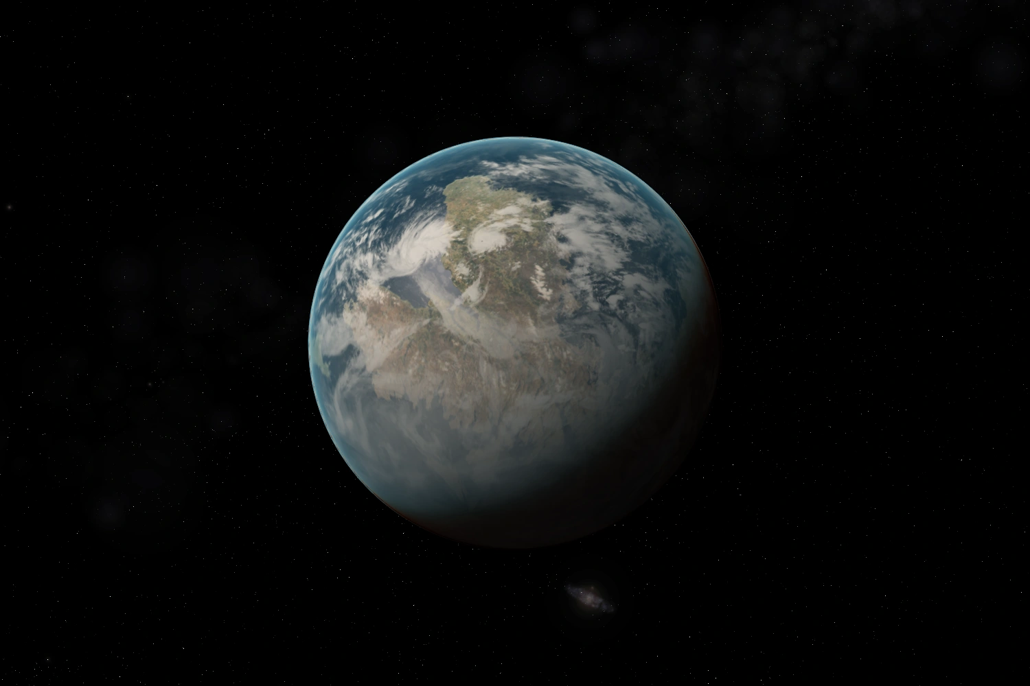 Parusia B planet image